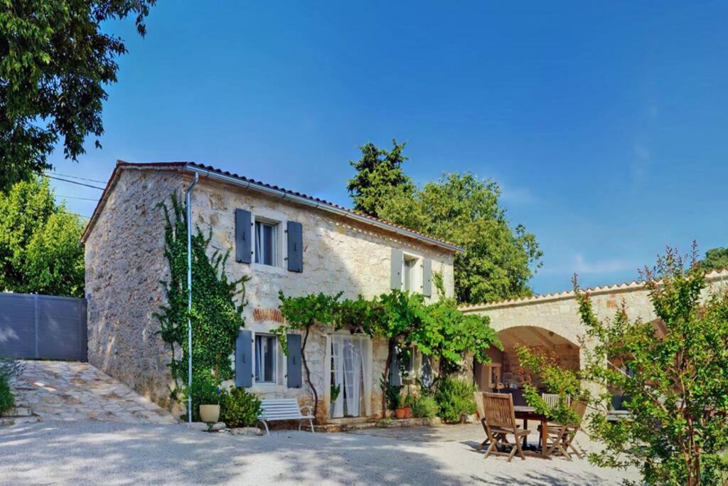 Ferienhaus Villa Alisia, Wunderschoenes Natursteinhaus Bei Porec, Istrien, Kroatien Vranje Selo Exteriör bild